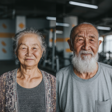 Процесс тренировки с профессиональным тренером